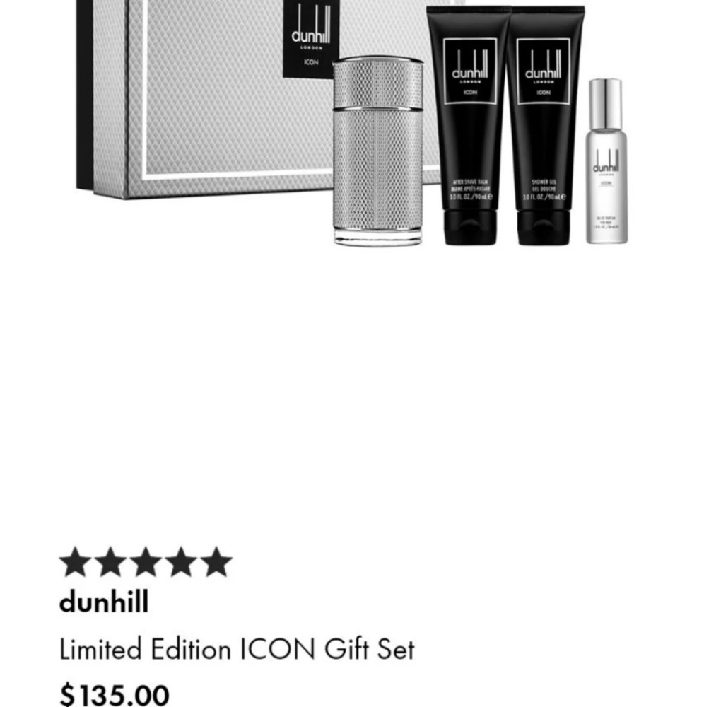 Dunhill limited edition Icon set